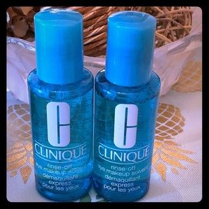 2 new 2oz Clinique Rinse off eye makeup solvent